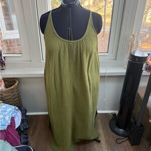 A New Day Olive Green Maxi Dress
